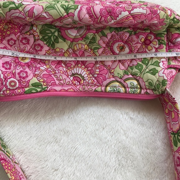 Vera Bradley small pink petal Maggie bag purse - Picture 6 of 8
